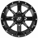 14x10 Sedona Hollow Point Wheel w/ 28-10-14 Rock-A-Billy Tire - 4/110