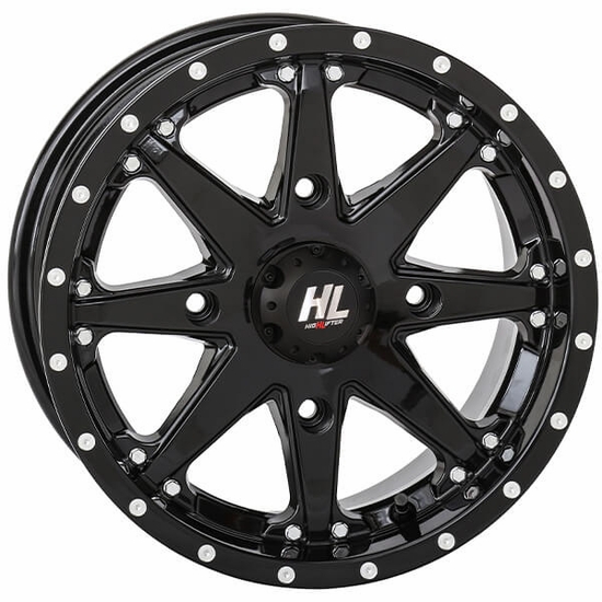14x7 High Lifter HL10 Gloss Black Wheel - 4/110