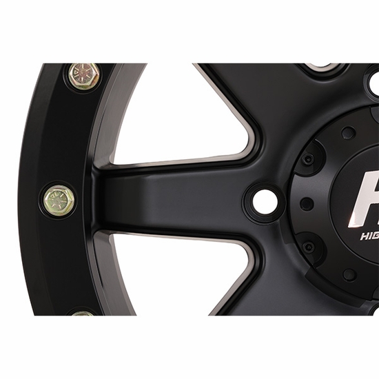 14x7 High Lifter HL9 Matte Black Beadlock Wheel - 4/137 - alt image 2