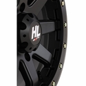 14x7 High Lifter HL9 Matte Black Beadlock Wheel - 4/156