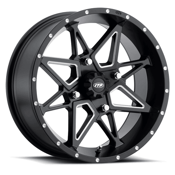 ダーツ TRINIDAD GOMEZ13 PLAIN ITP Tornado Black w/ Milled Wheel - 4/110 | Side By Side Stuff