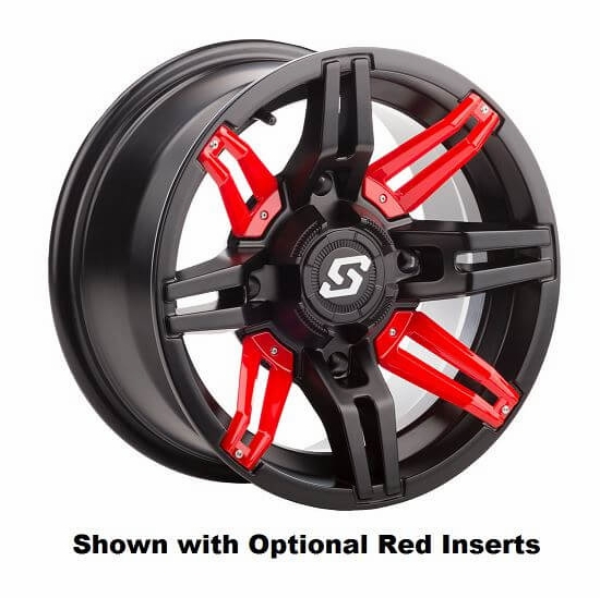 14x7 Sedona Rukus Satin Black and Gunmetal Wheel - 4/110 - alt image 0