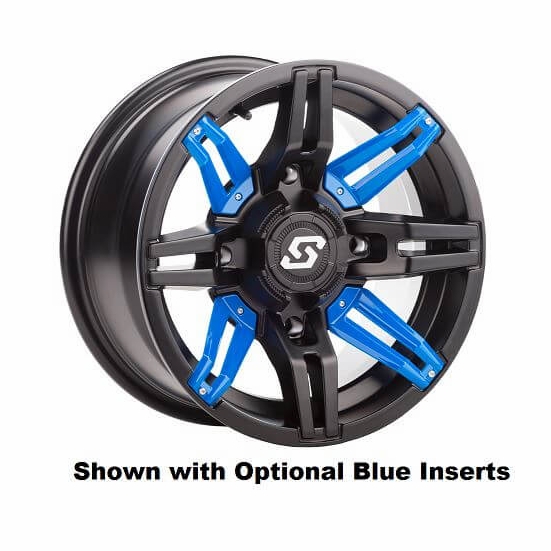 14x7 Sedona Rukus Satin Black and Gunmetal Wheel - 4/110 - alt image 2
