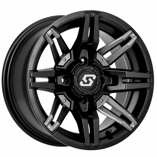 14x7 Sedona Rukus Satin Black and Gunmetal Wheel - 4/137
