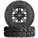 14x7 Sedona Rukus Wheel w/ 26-9-14 Rip-Saw R/T Tire - 4/137