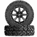 14x7 Sedona Sparx Wheel w/ 26-9-14 Rip-Saw R/T Tire - 4/137