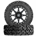 14x7 Sedona Storm Beadlock Wheel w/ 28-10-14 Rip-Saw R/T Tire - 4/156