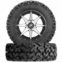 14x7 Sedona Storm Wheel w/ 27-9-14 Rip-Saw R/T Tire - 4/137