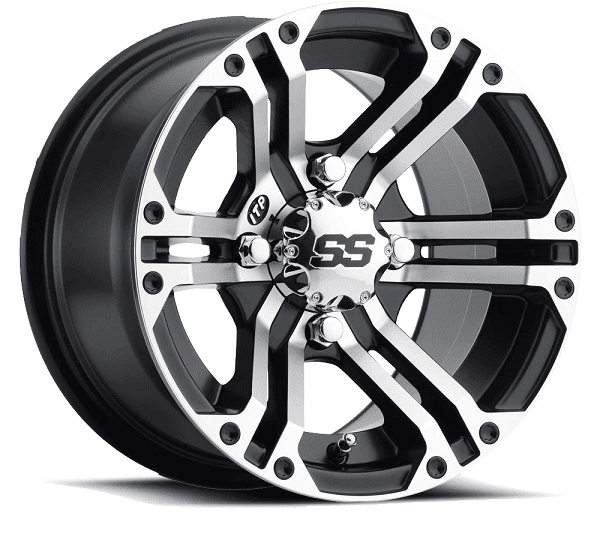 14x8 ITP SS212 Machined Finish UTV Wheel with 4/137 bolt pattern