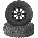 14x8 Sedona Hollow Point Wheel w/ 28-10-14 Rock-A-Billy Tire - 4/156