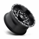 15x7 Fuel D567 Lethal Matte Black Milled Wheel - 4/137