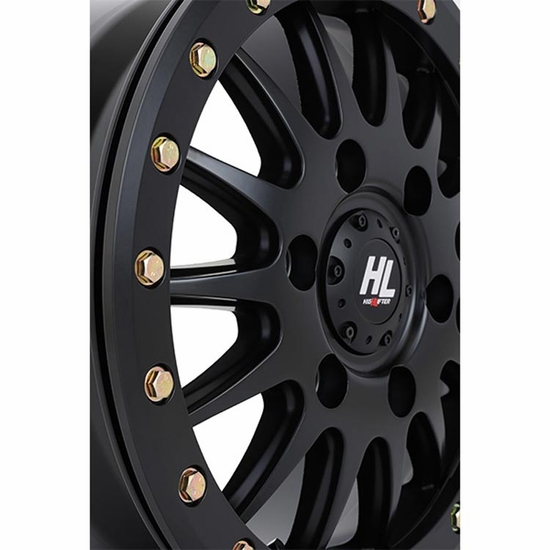 15x7 High Lifter HL24 Beadlock Matte Black Wheel - 5/4.5 - alt image 1