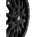 15x7 High Lifter HL24 Beadlock Matte Black Wheel - 6/5.5