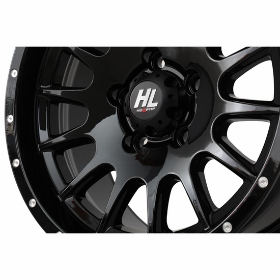 15x7 High Lifter HL25 Gloss Black Wheel - 4/137 - alt image 1