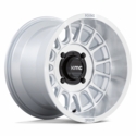 15x7 KMC KS138 Impact Silver w/ Machined Face Wheel - 4/156