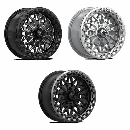 15x7 MSA MA053 Bolo Beadlock Wheel - 4/110