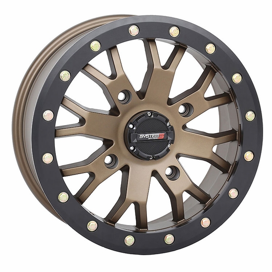 15x7 System 3 SB-4 Bronze Beadlock Wheel - 4/137