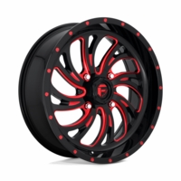18x7 Fuel D642 Kompressor Gloss Black Red Tinted Wheel - 4/156