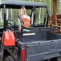 2 Gallon Fuel Can w/ Tool Hooks and Chain Saw Mount by Hornet Outdoors - 2006-24 Polaris Ranger