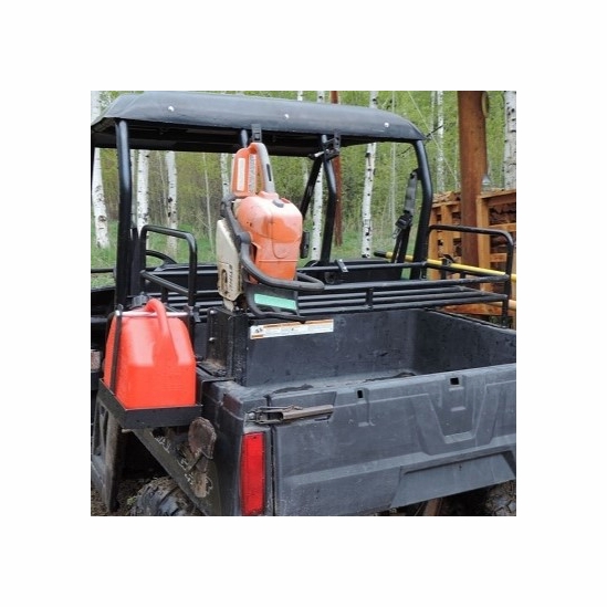 2 Gallon Fuel Can w/ Tool Hooks and Chain Saw Mount by Hornet Outdoors - 2006-24 Polaris Ranger - alt image 0