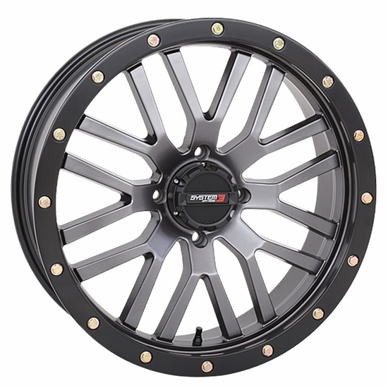 20x7 System 3 ST-3 Gunmetal Grey Wheel - 4/137