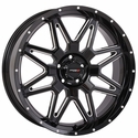 20x7 System 3 ST-7 Gloss Black Milled Wheel - 4/137-4/156