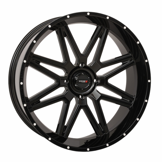 24x9 System 3 ST-7 Gloss Black Wheel - 4/156