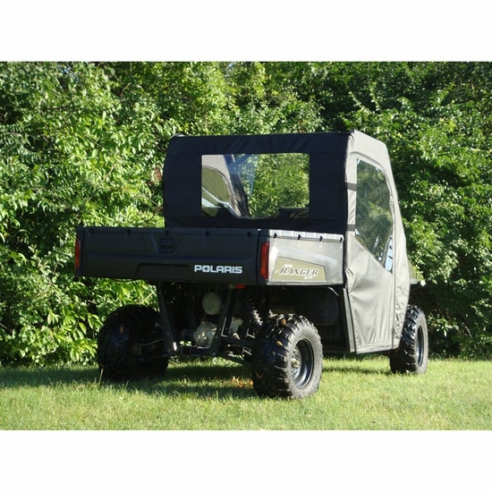 3 Star Black Full Doors and Rear Window w/ Zippers - 2005-08 Polaris Ranger 500, 700 - alt image 0