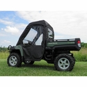 3 Star Black Full Doors and Rear Window w/ Zippers - 2010-14 John Deere Gator HPX, XUV 620, 625, 825, 850, 855