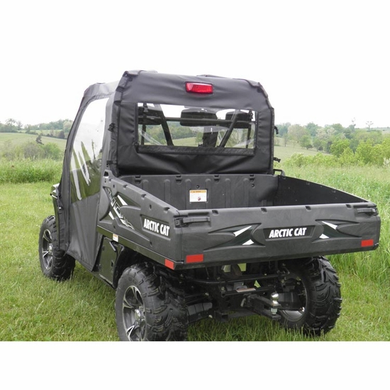 3 Star Black Full Doors and Rear Window w/ Zippers - 2010-15 Arctic Cat Prowler HDX - alt image 4