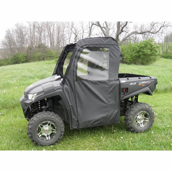 3 Star Black Full Doors and Rear Window w/ Zippers - 2015-21 Kymco UXV 450 - alt image 1