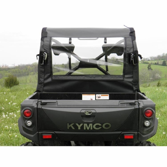3 Star Black Full Doors and Rear Window w/ Zippers - 2015-21 Kymco UXV 450 - alt image 2