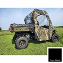 3 Star Black Full Doors and Rear Window w/ Zippers - 2016-24 Full Size Polaris Ranger 570