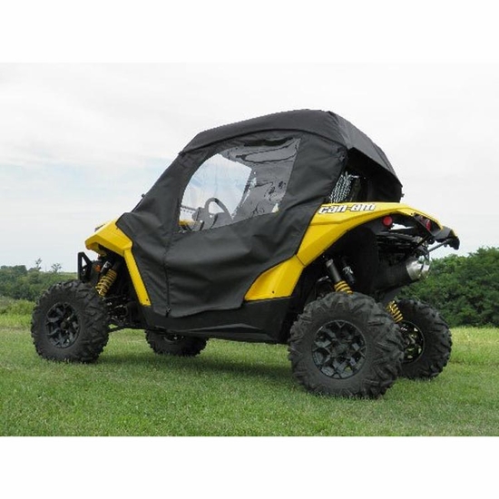 3 Star Black Full Doors and Rear Window w/ Zippers - Can Am Maverick