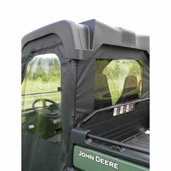 3 Star Black Full Doors and Rear Window w/ Zippers - John Deere Gator HPX, XUV 625i, 825, 855 - alt image 1