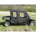 3 Star Black Full Doors and Rear Window w/ Zippers - John Deere Gator XUV 550 S4, 560 S4, 590 S4