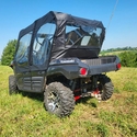 3 Star Black Upper Doors and Rear Window w/ Zippers - Kawasaki Teryx4