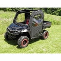 3 Star Black Full Doors and Rear Window w/ Zippers - Mahindra mPact XTV 3 Seaters