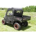 3 Star Black Full Doors and Rear Window w/ Zippers - Mahindra mPact XTV 3 Seaters