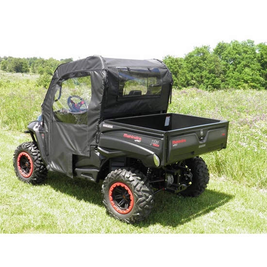 3 Star Black Full Doors and Rear Window w/ Zippers - Mahindra mPact XTV 3 Seaters - alt image 2
