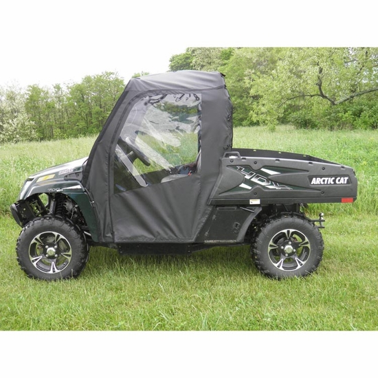 3 Star Black Full Doors w/ Zippers and Rear Window - 2010-15 Arctic Cat Prowler HDX - alt image 0