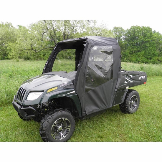3 Star Black Full Doors w/ Zippers and Rear Window - 2010-15 Arctic Cat Prowler HDX - alt image 1
