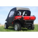 3 Star Black Full Doors w/ Zippers and Rear Window - 2011-20 Can Am Commander
