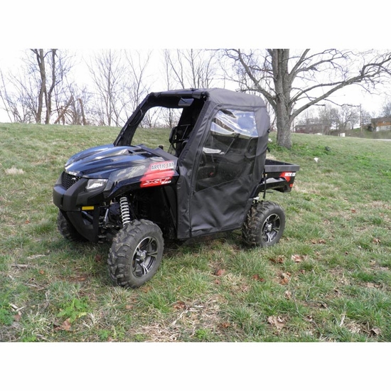 3 Star Black Full Doors w/ Zippers and Rear Window - 2015-17 Arctic Cat Prowler 550, 700, 1000 - alt image 0