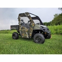 3 Star Black Full Doors w/ Zippers and Rear Window - 2016-24 Full Size Polaris Ranger 570