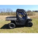 3 Star Black Full Doors w/ Zippers and Rear Window - Hisun Sector, Bennche Cowboy, Massimo Knight