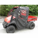 3 Star Black Full Doors w/ Zippers and Rear Window - Kawasaki Mule SX