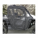3 Star Black Full Doors w/ Zippers and Rear Window - Yamaha Wolverine