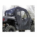 3 Star Black Full Doors w/ Zippers and Rear Window - Yamaha Wolverine