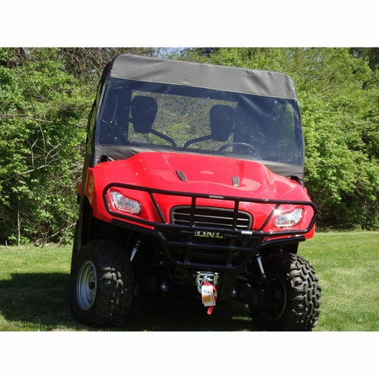 3 Star Black Full Soft Cab Enclosure - Honda Big Red - alt image 1